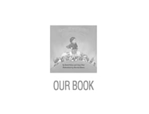 Cover of a book titled 'Our Book' with an illustration of a child and floral elements.