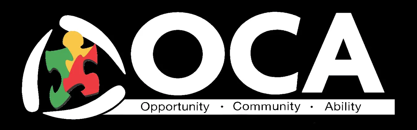 Logo with large black letters and smaller words below.